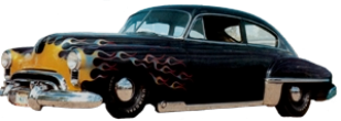 Don Sands 49 Olds with blown 455