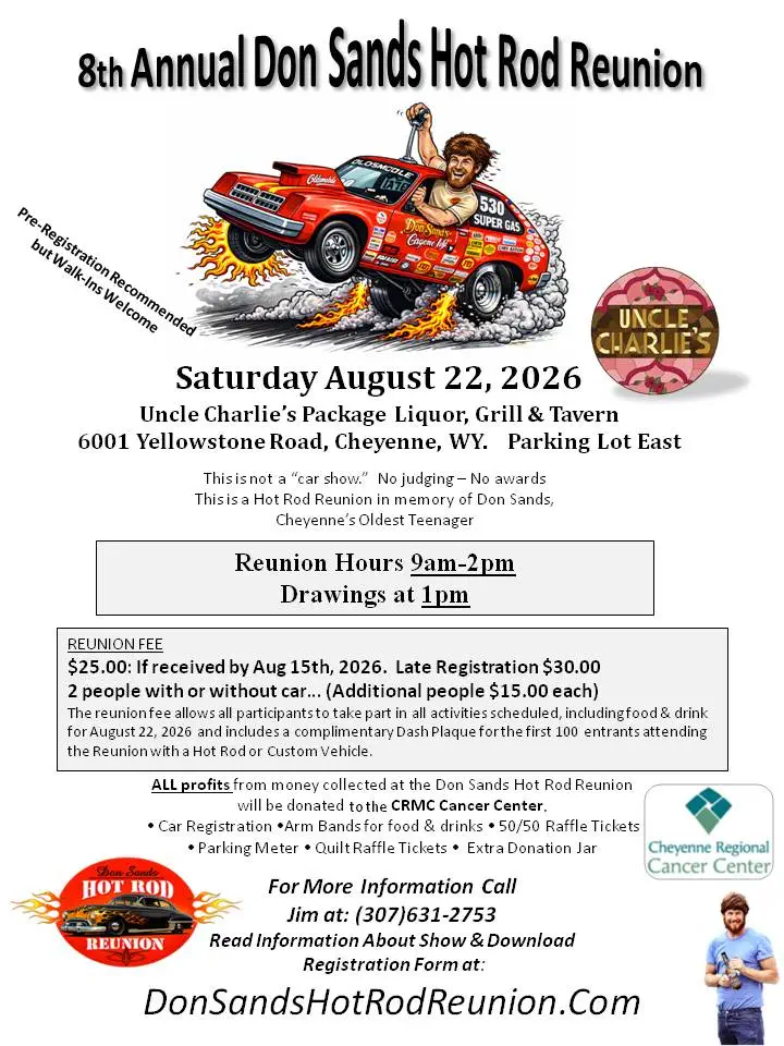 Don Sands Hot Rod Reunion Flyer