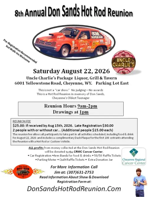 Don Sands Hot Rod Reunion Flyer