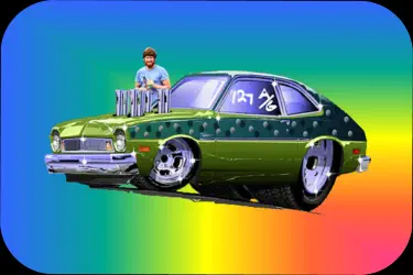 The Badass 455 Olds powered Ford Pinto